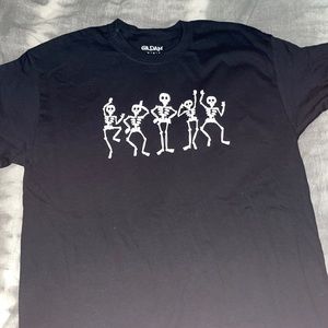 Halloween skeleton shirt (self made)